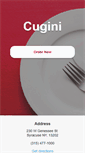 Mobile Screenshot of cuginisyracuse.net